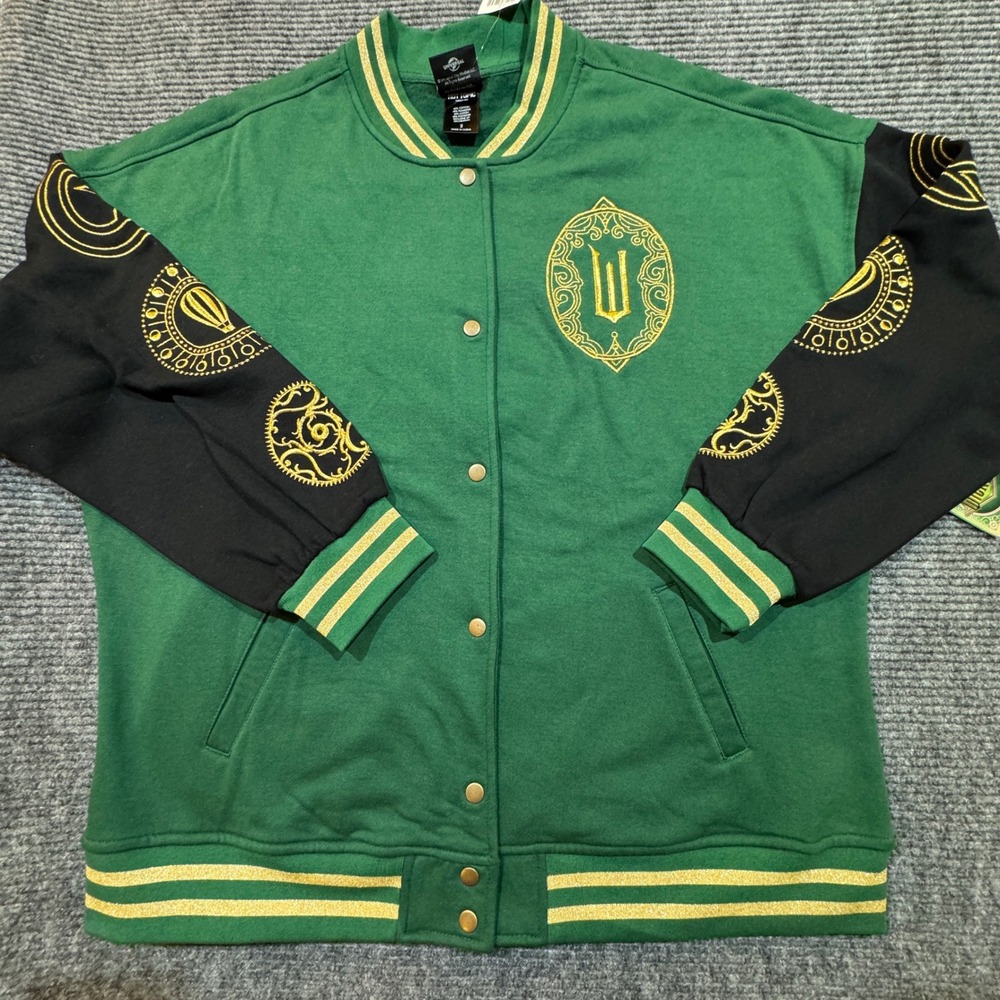 Wicked Emerald City Varsity Jacket Women's Plus Size 2 NWT Hot Topic Universal
